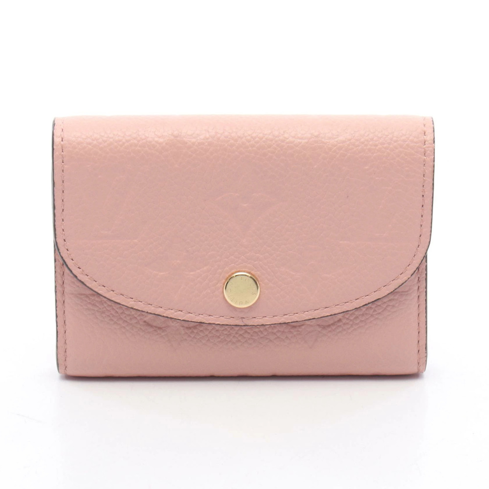 Louis Vuitton Coin Purse Rosalie Monogram Empreinte Wallet Leather Rose Pink